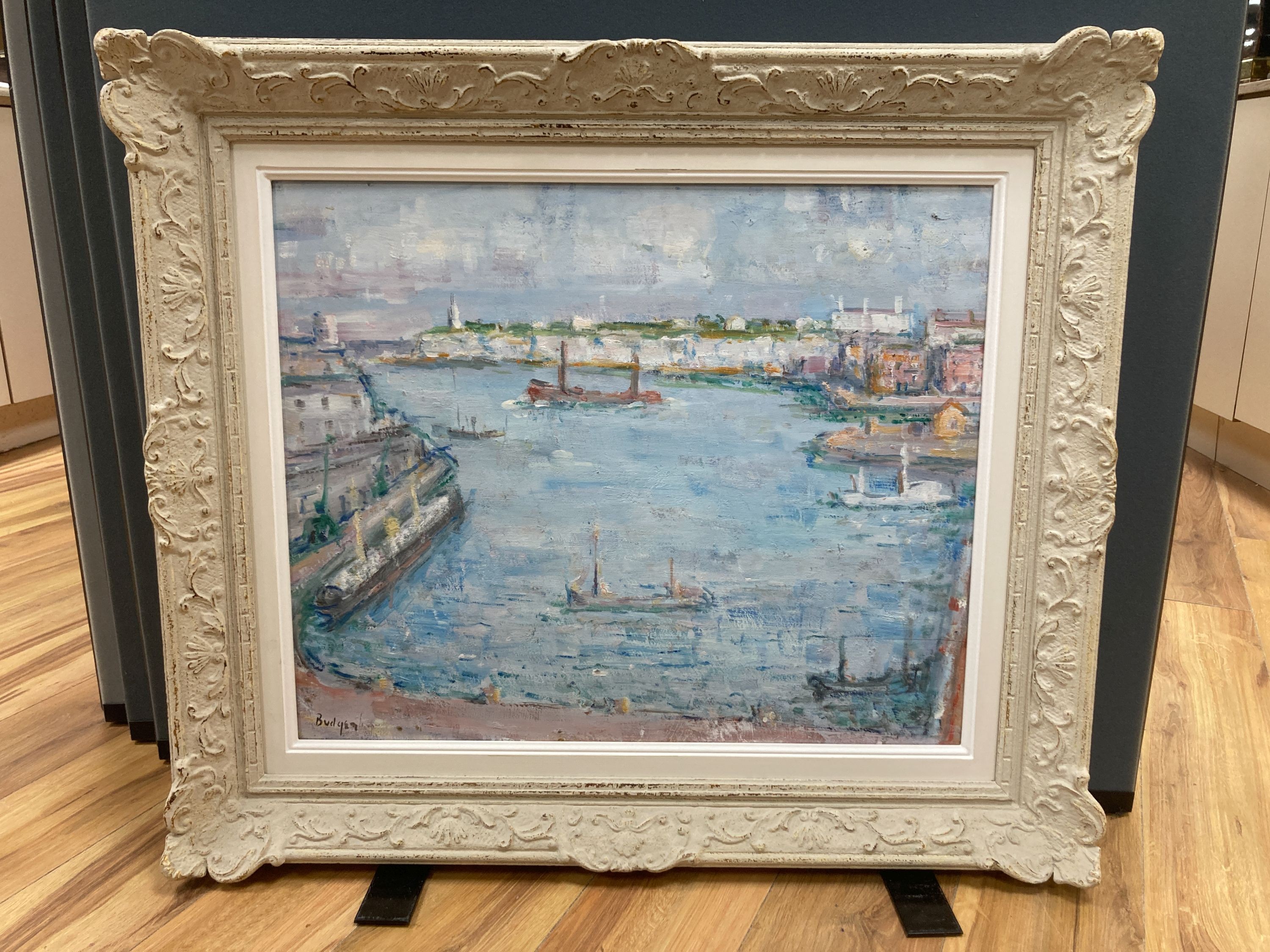 Frank Spencer Curtis Budgen (1882-1971), oil on board, Bognor Regis, signed, 52 x 64cm.